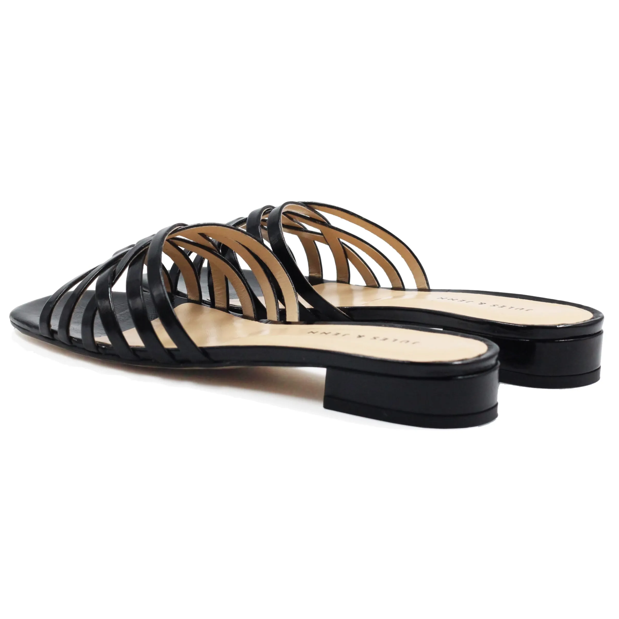 Femme JULES & JENN Sandales | Mules plates brides cuir