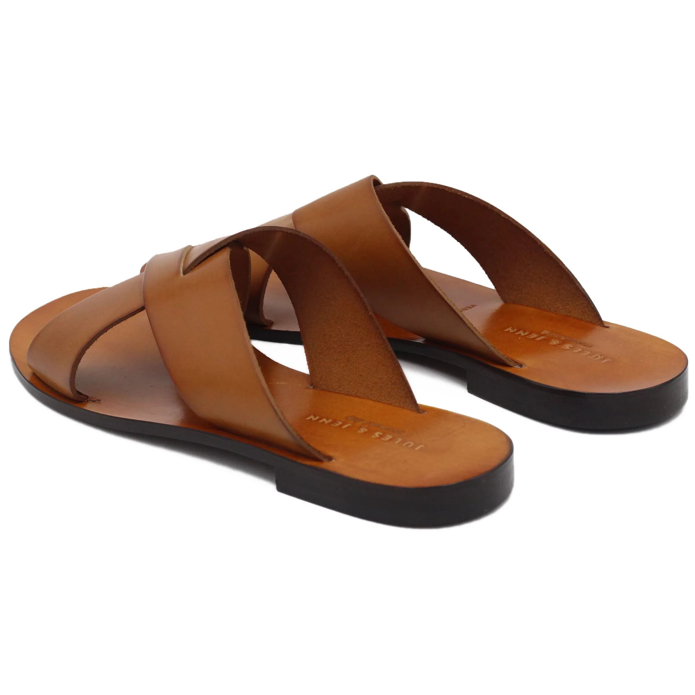 Femme JULES & JENN Sandales | Mules plates cuir