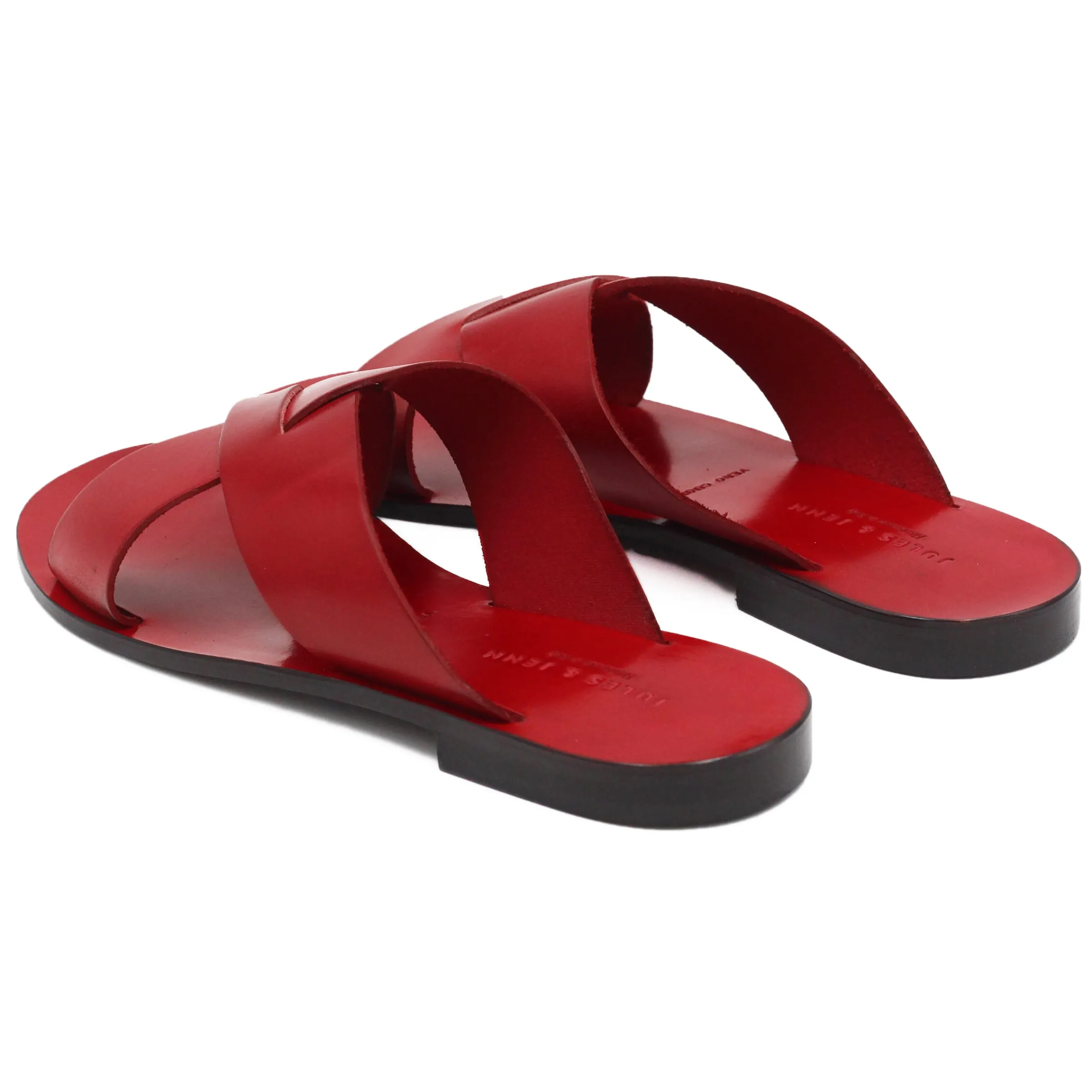 Femme JULES & JENN Sandales | Mules plates cuir