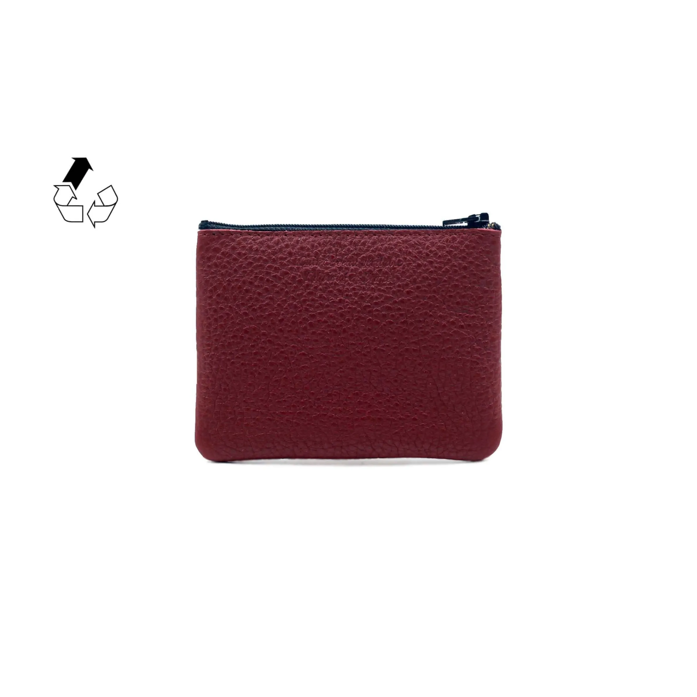 Femme JULES & JENN Dressing Recyclé | Pochettes | Pochette cuir grainé upcyclé - Petit modèle