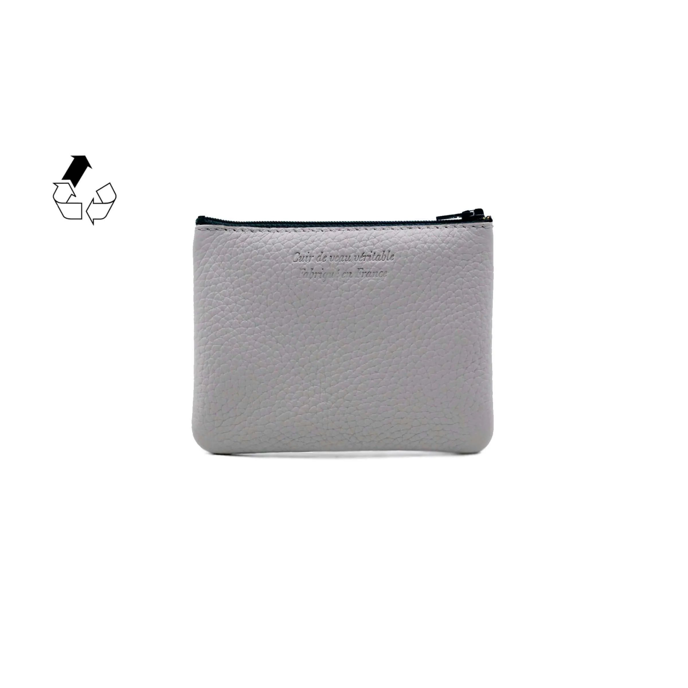 Femme JULES & JENN Dressing Recyclé | Pochettes | Pochette cuir grainé upcyclé - Petit modèle