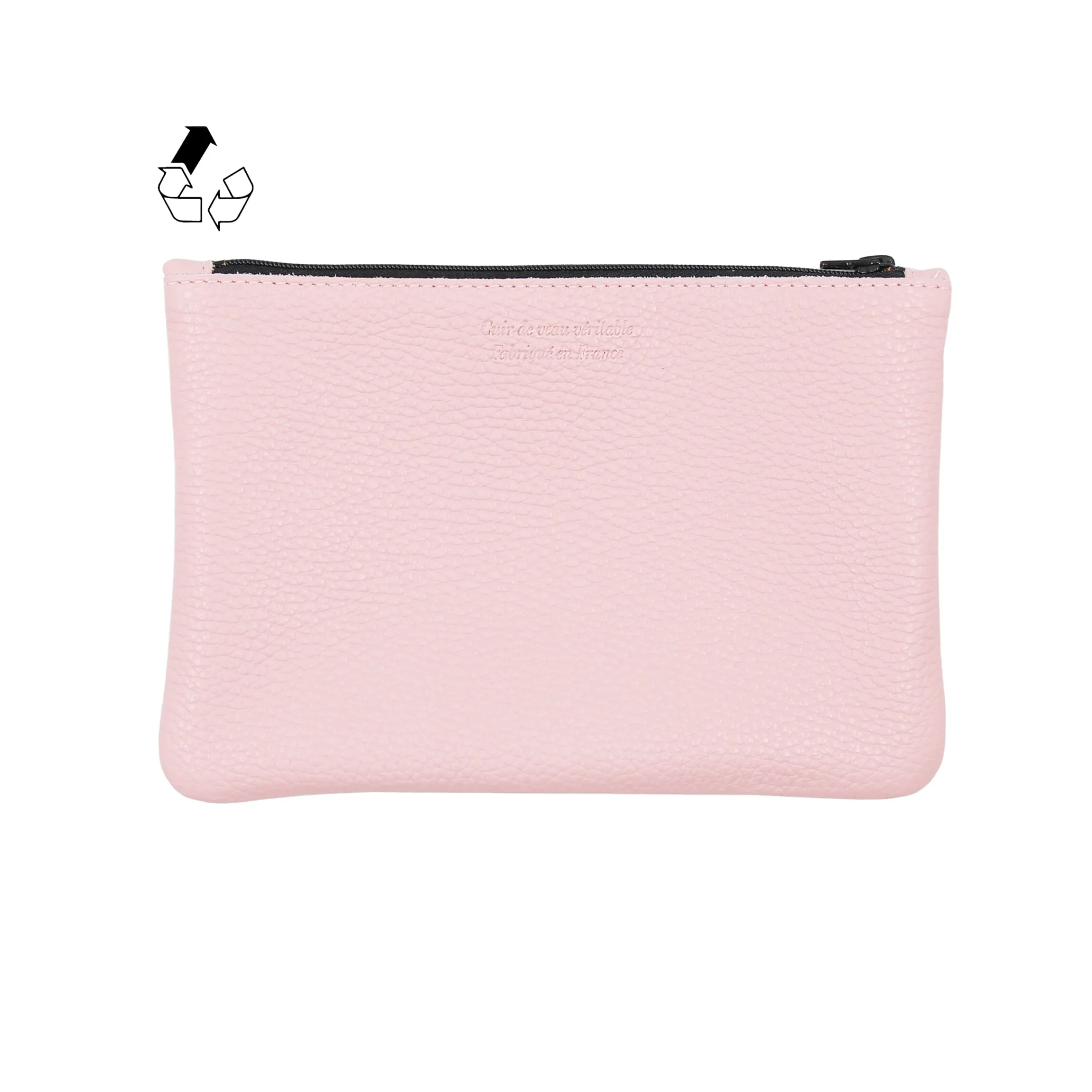 Femme JULES & JENN Dressing Recyclé | Pochettes | Pochette cuir upcyclé grainé