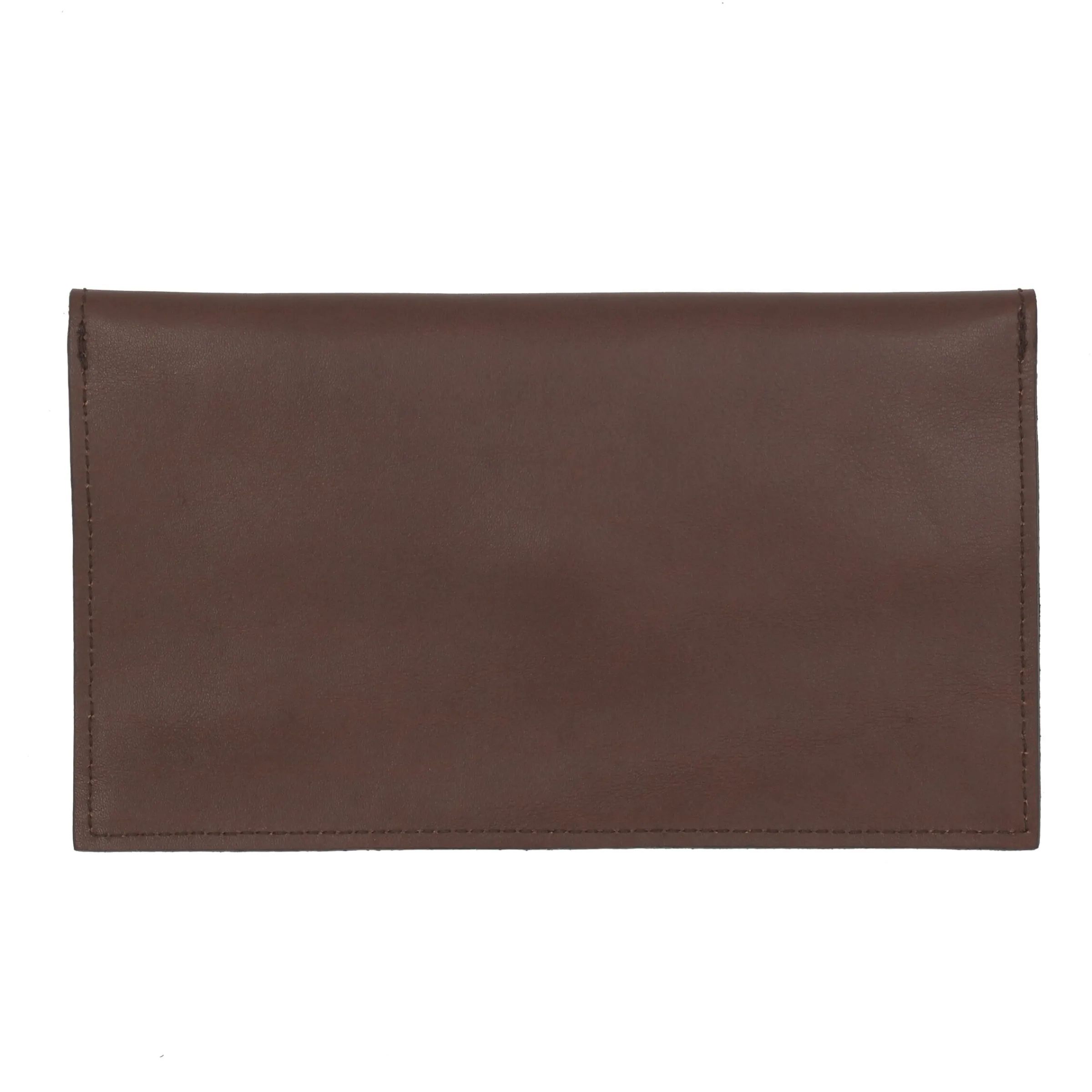 pochette_enveloppe_cuir_upcycl_marron_2.webp Femme JULES & JENN Pochettes | Petite Maroquinerie | Pochette enveloppe cuir upcyclé