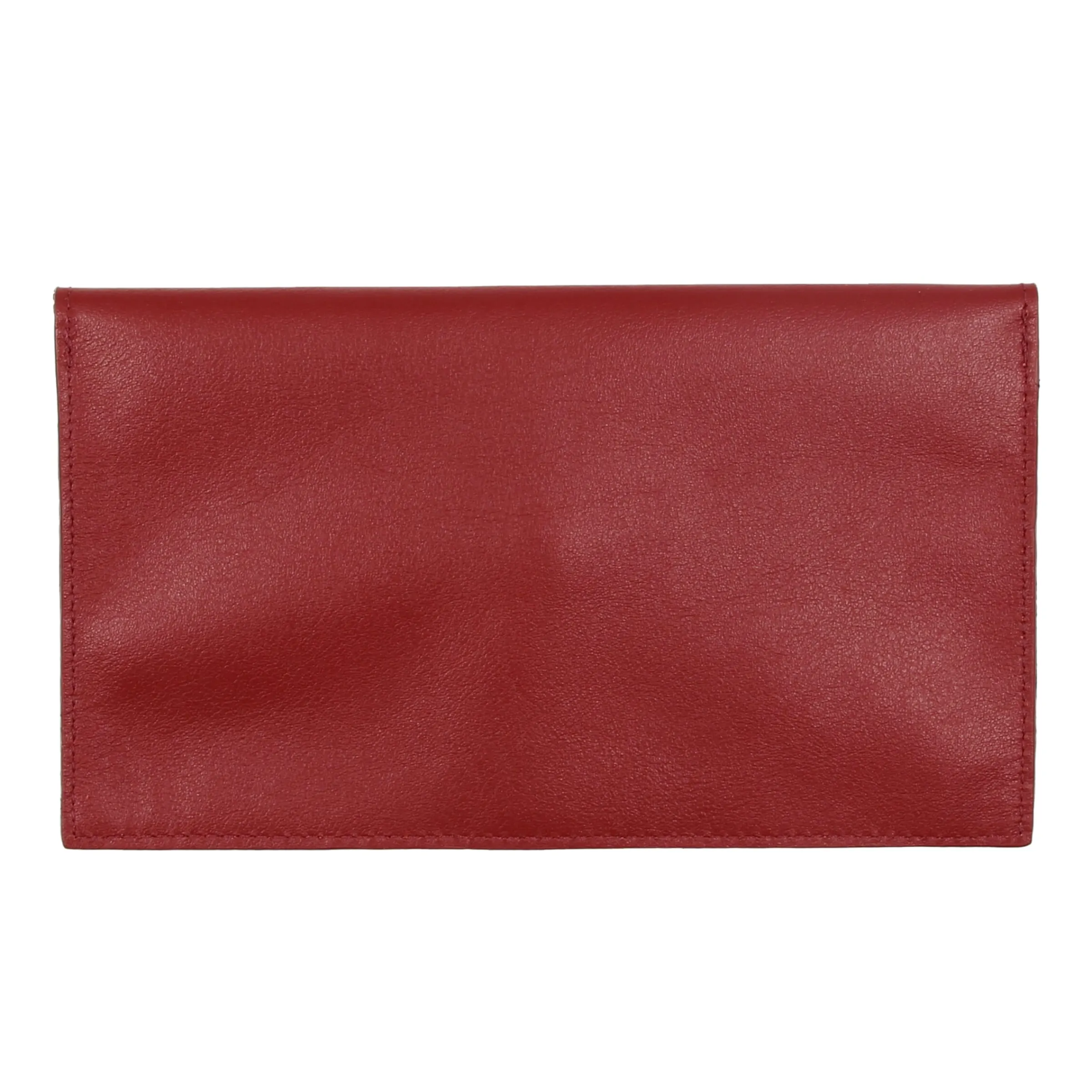 pochette_enveloppe_upcycl_rouge_fonc_3.webp Femme JULES & JENN Dressing Recyclé | Pochettes | Pochette enveloppe upcyclé rouge foncé