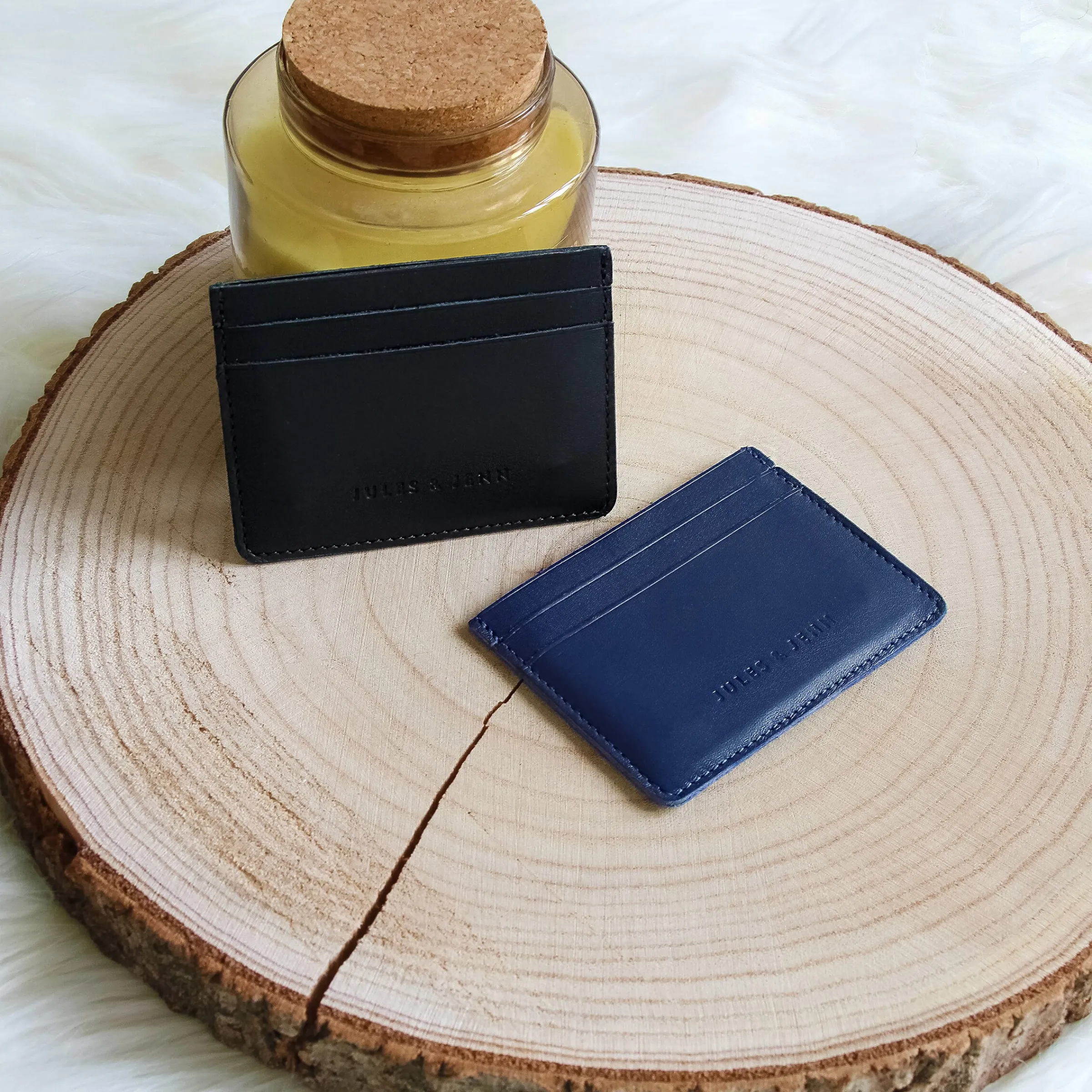 Femme JULES & JENN Dressing Recyclé | Petite Maroquinerie | Porte-cartes cuir upcyclé