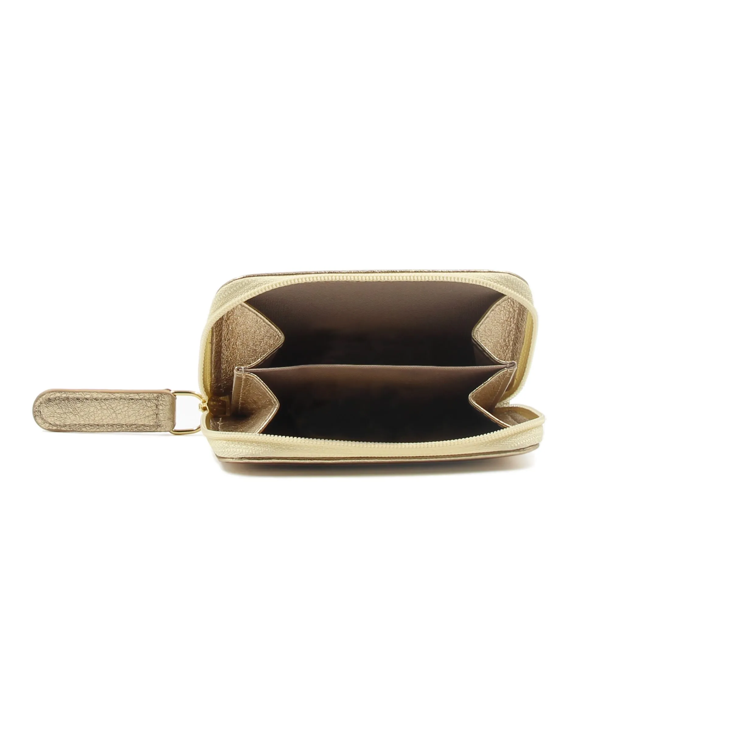 Femme JULES & JENN Petite Maroquinerie | Porte-monnaie cuir métallisé