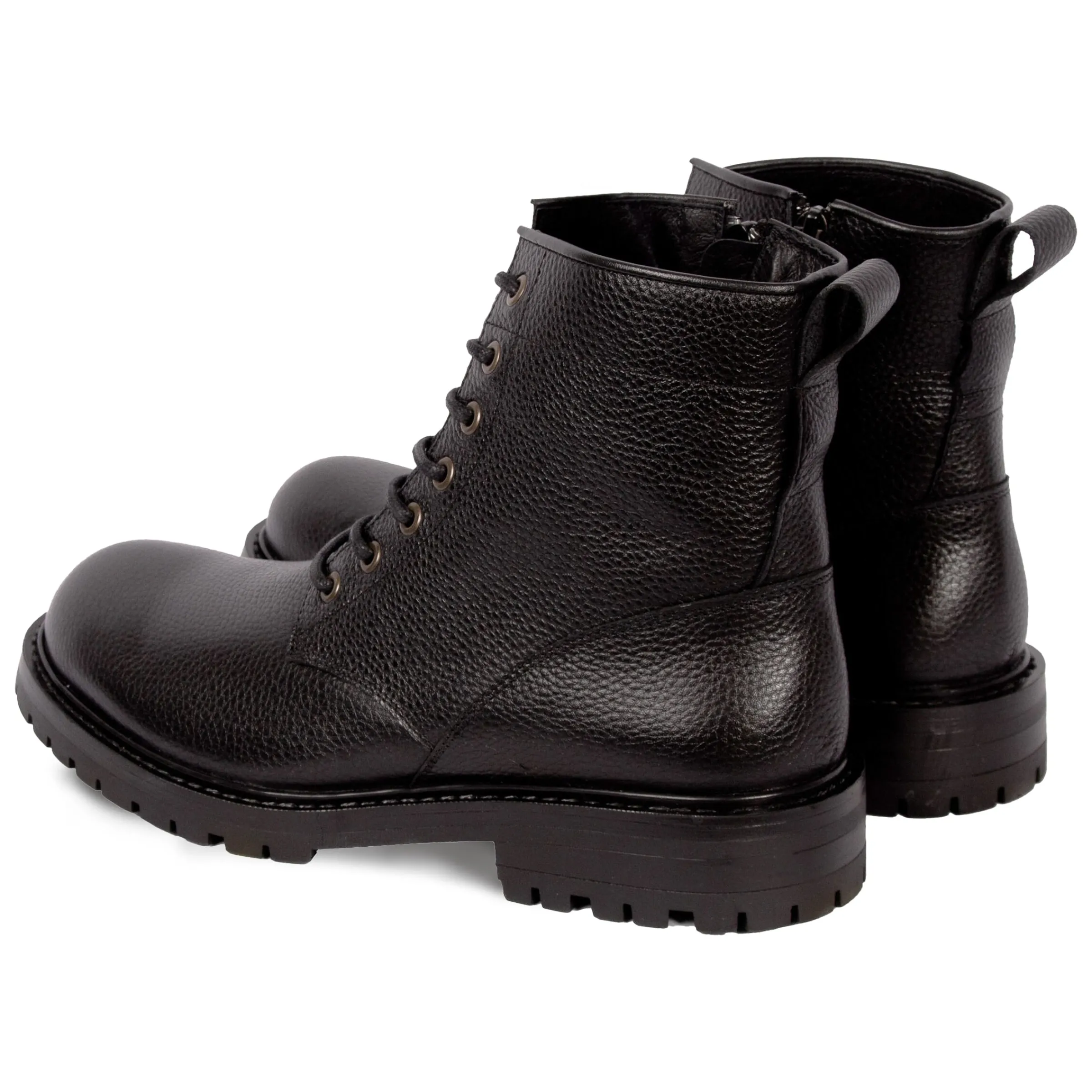 Homme JULES & JENN Boots | Ranger boots cuir grainé