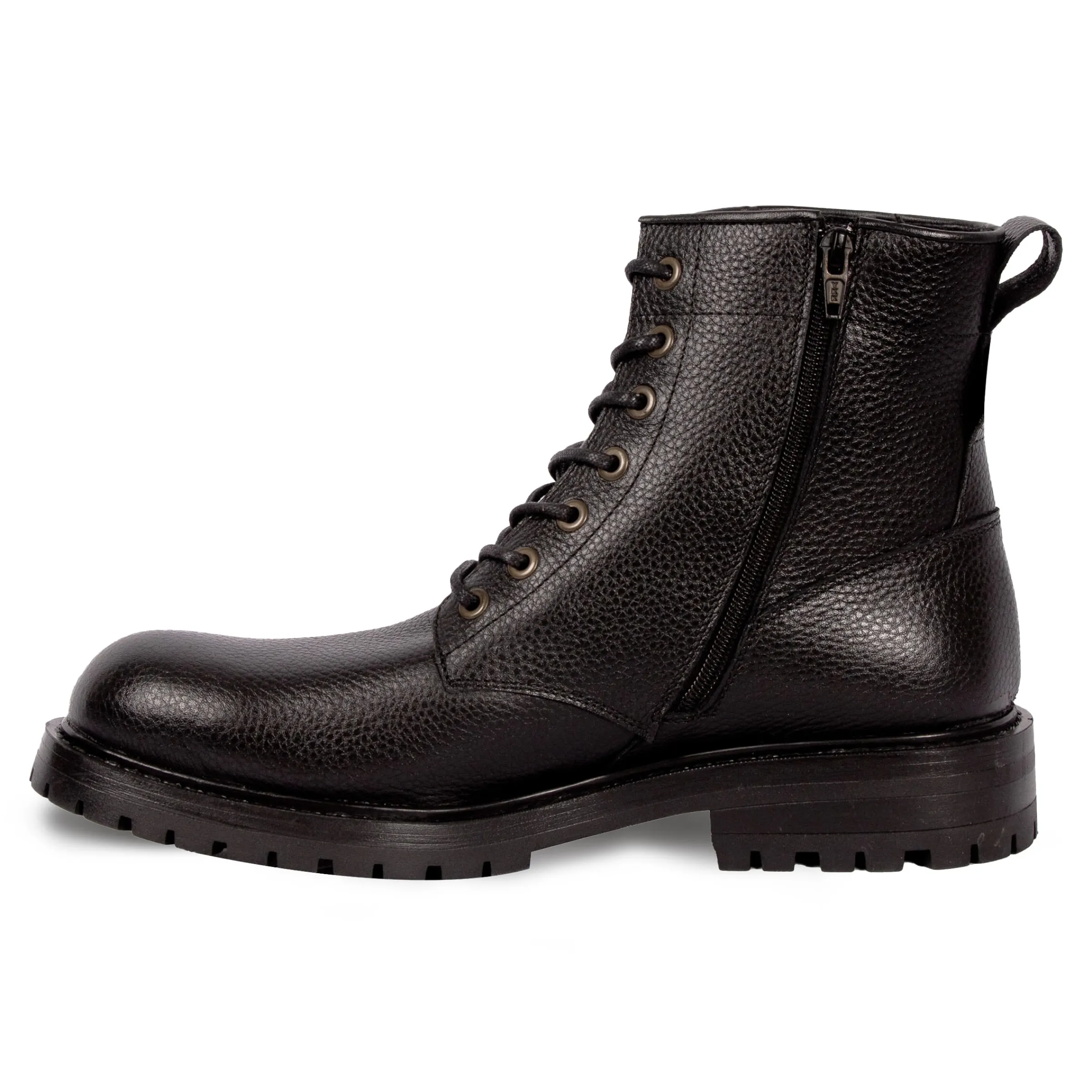 ranger_boots_cuir_grain_noir_5.webp Homme JULES & JENN Boots | Ranger boots cuir grainé