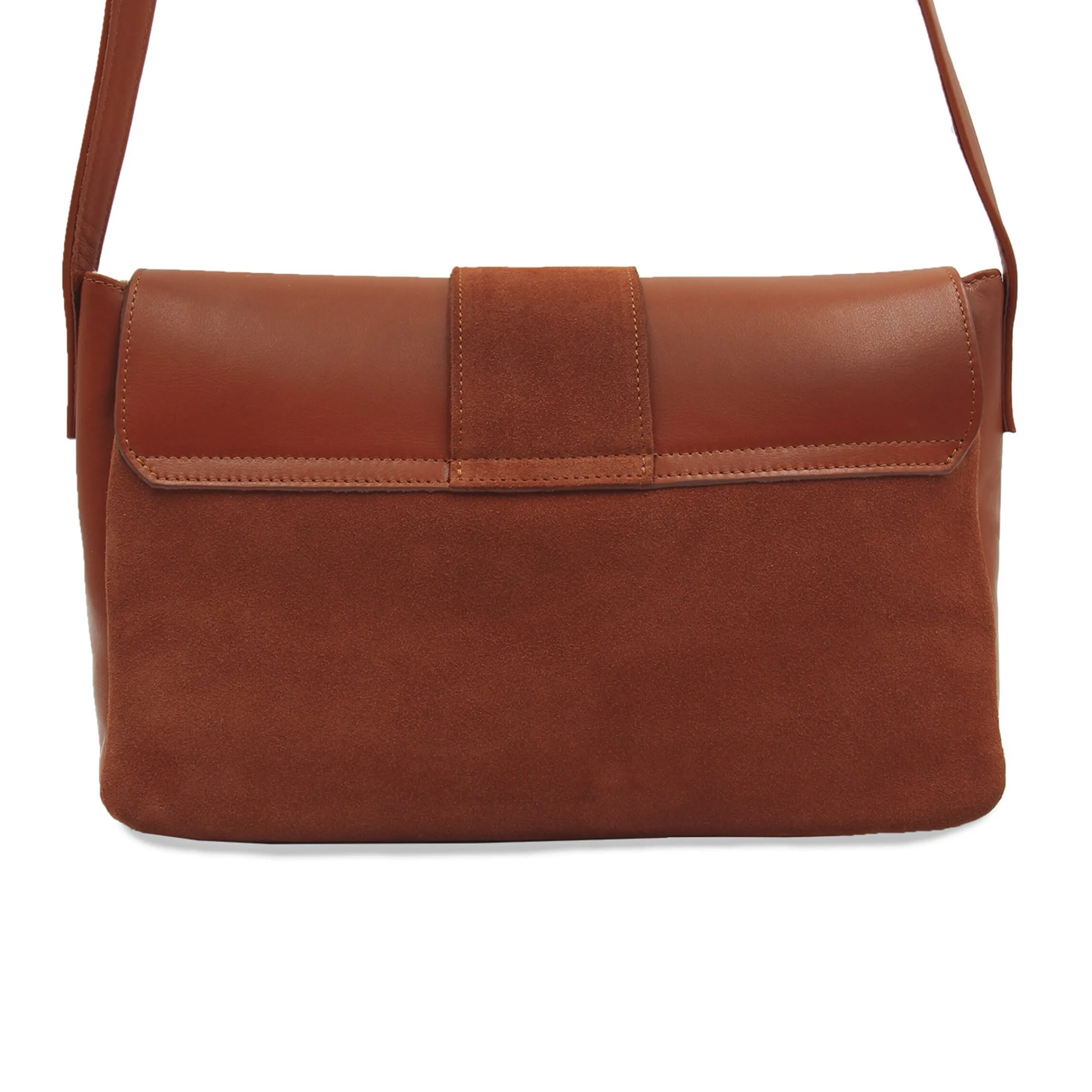 sac_bandoulire_cuir_brique_3.webp Femme JULES & JENN Sacs À Main | Sac bandoulière cuir