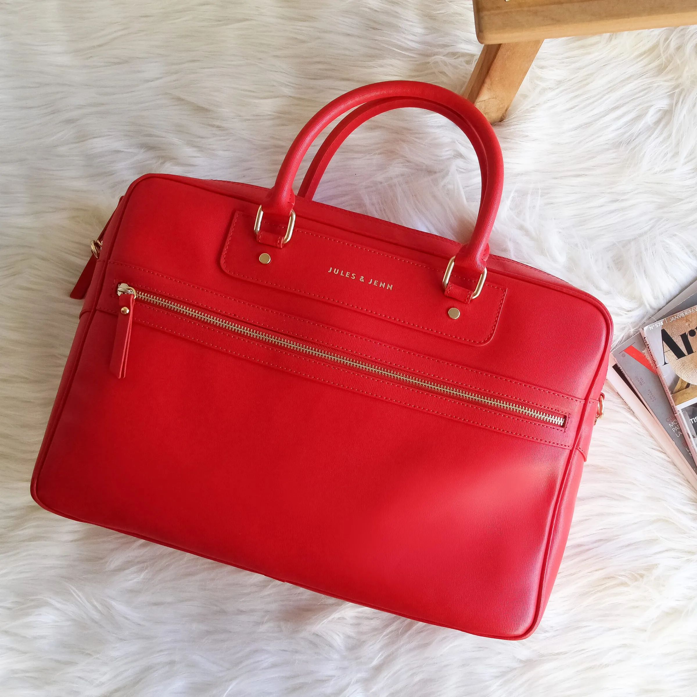 Femme JULES & JENN Sacs À Main | Sacoche cuir gravé