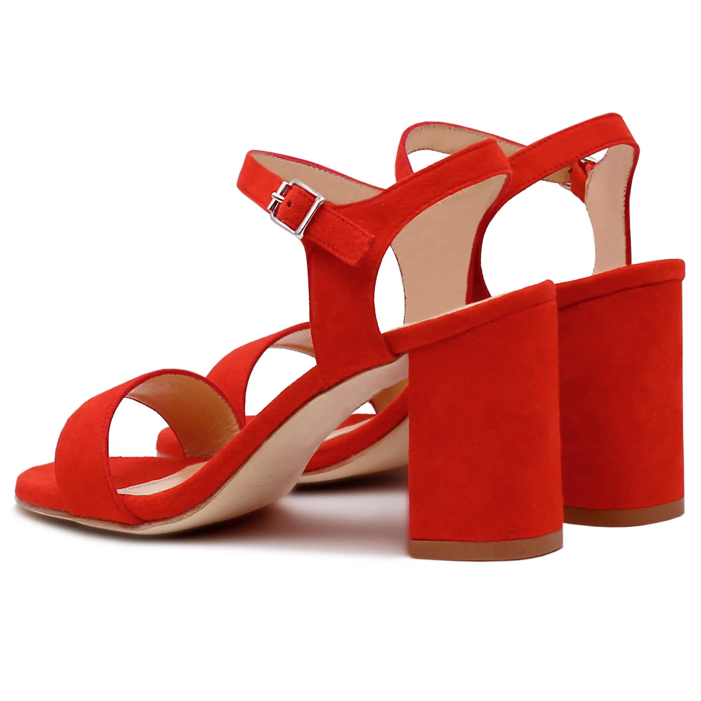 Femme JULES & JENN Sandales | Sandales à talon cuir daim