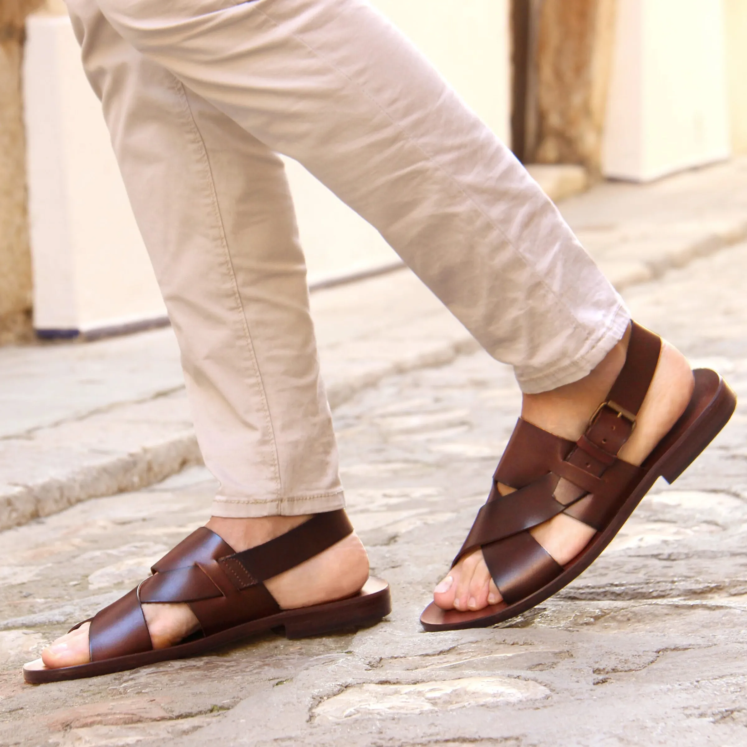 Homme JULES & JENN Espadrilles & Sandales | Sandales cuir