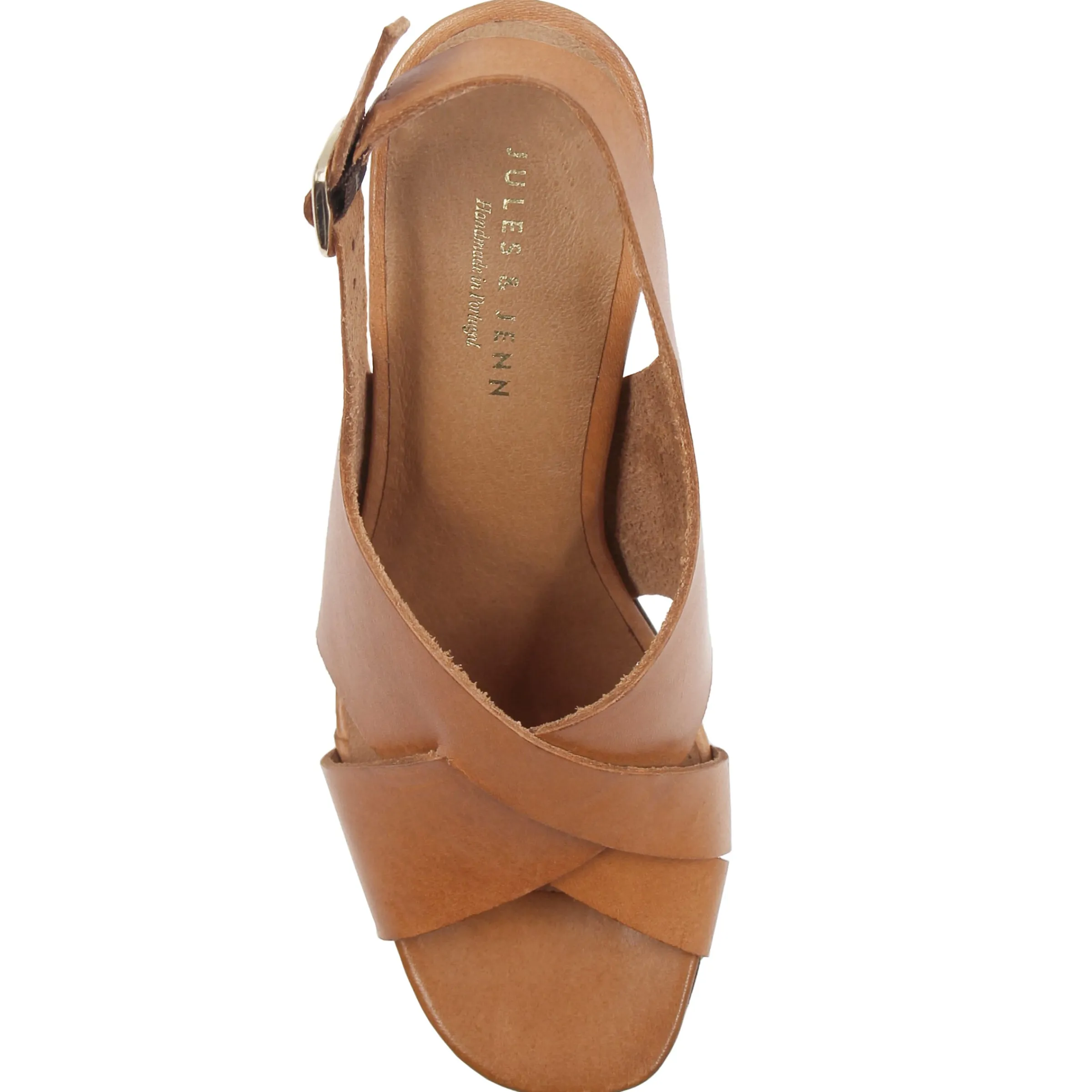 sandales_graphiques_cuir_camel_3.webp Femme JULES & JENN Sandales | Sandales graphiques cuir