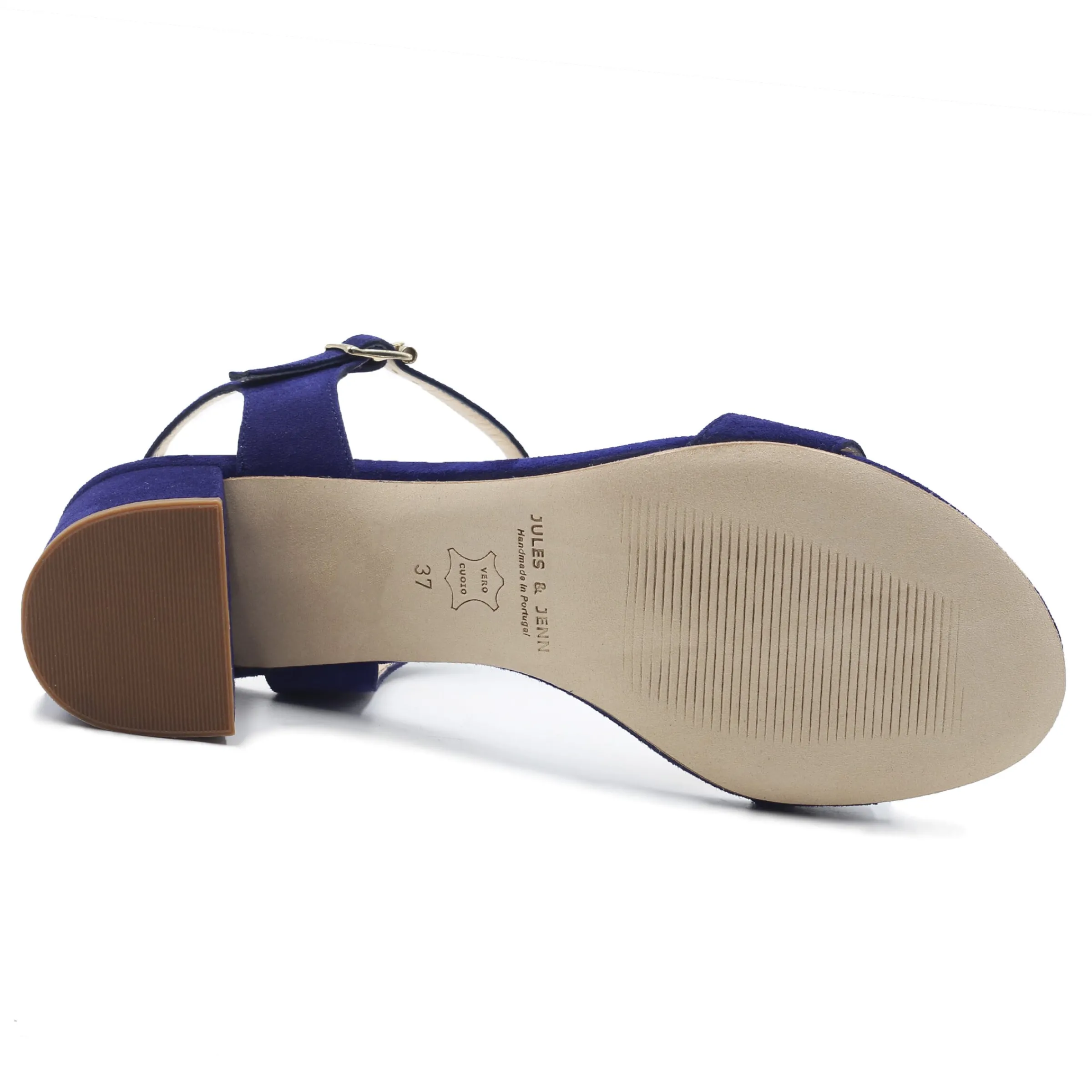 sandales_moyen_talon_cuir_daim_bleu_6.webp Femme JULES & JENN Sandales | Sandales moyen talon cuir daim bleu