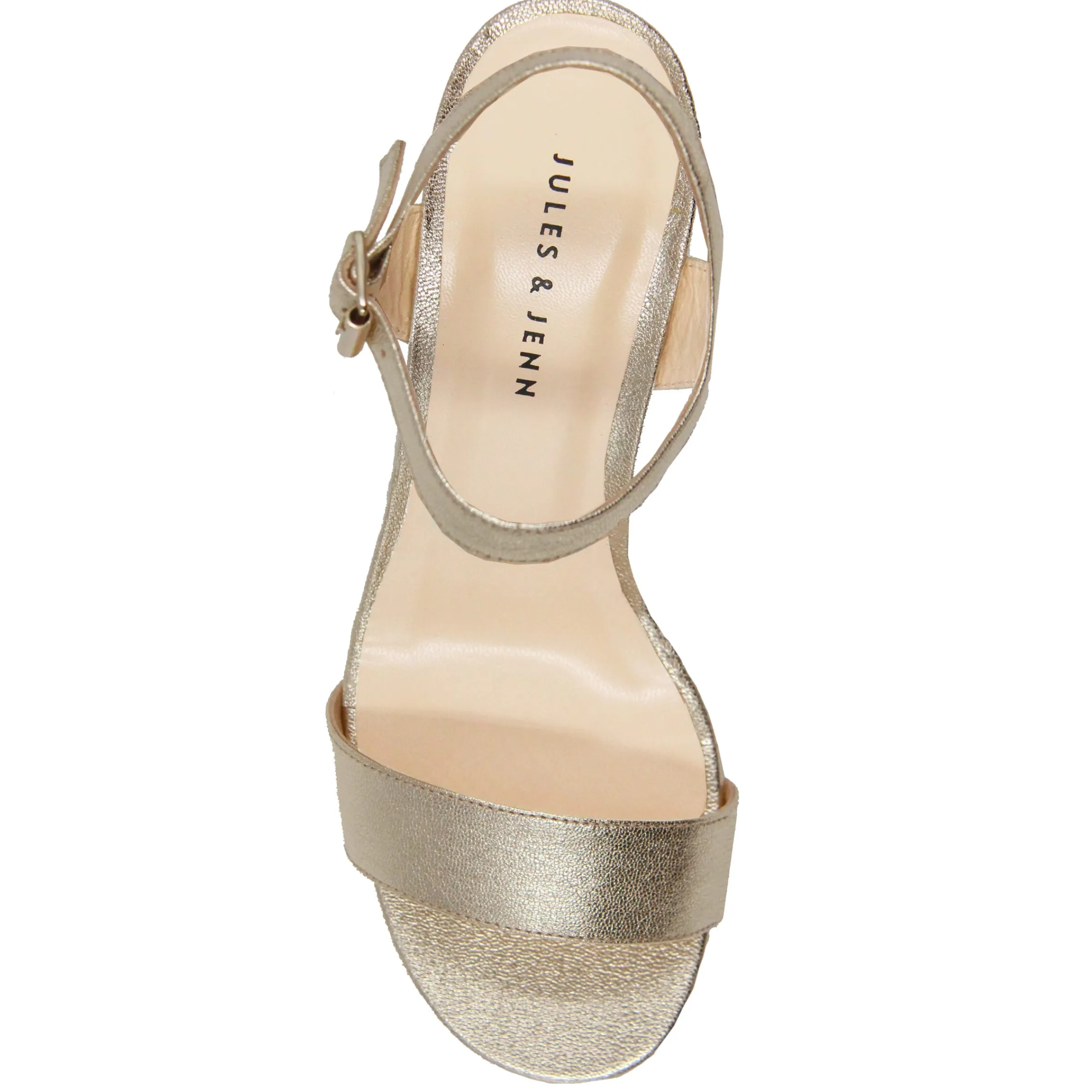 sandales_moyen_talon_cuir_dor_6.webp Femme JULES & JENN Sandales | Sandales moyen talon cuir