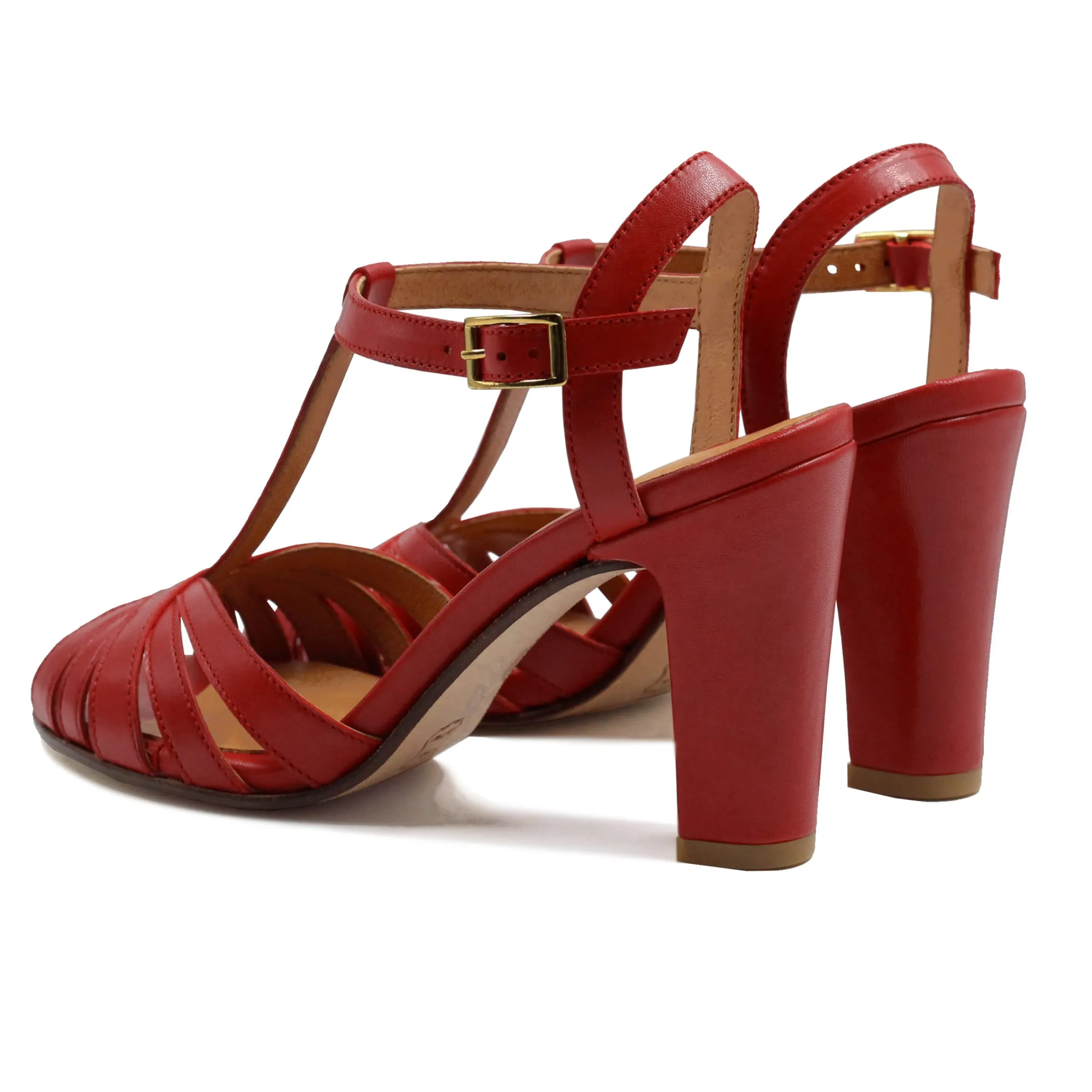 Femme JULES & JENN Sandales | Sandales talon brides cuir