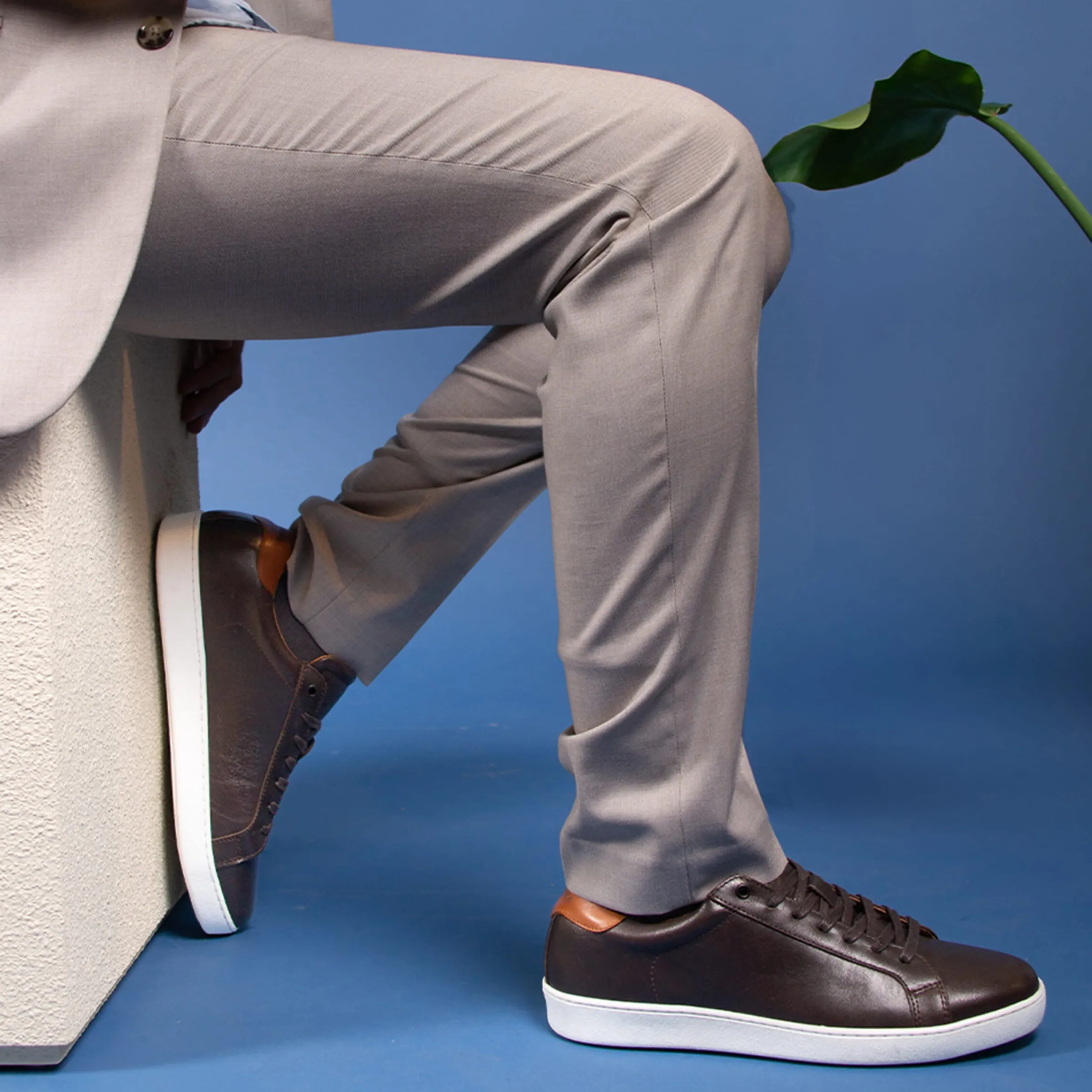 Homme JULES & JENN Baskets | Tennis lacet cuir