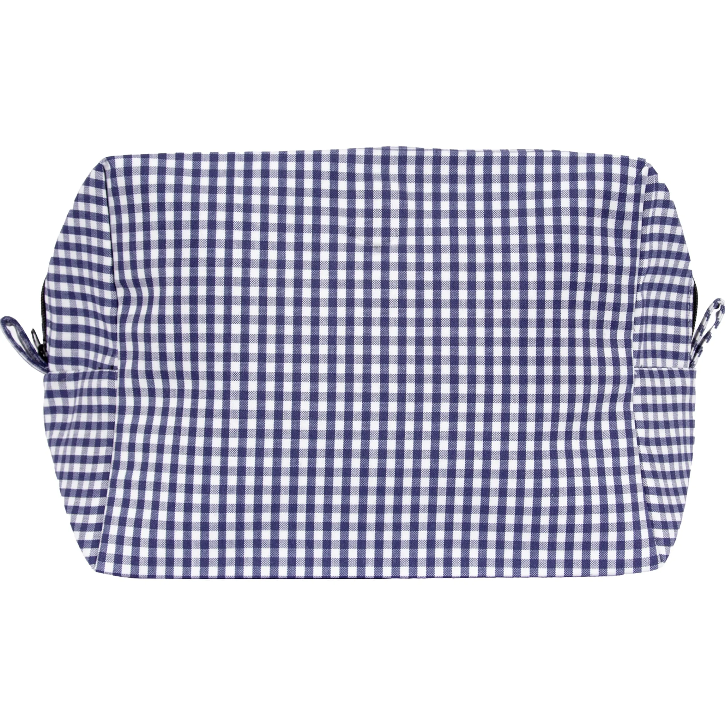 Femme JULES & JENN Dressing Recyclé | Petite Maroquinerie | Trousse toile recyclée vichy blanc bleu